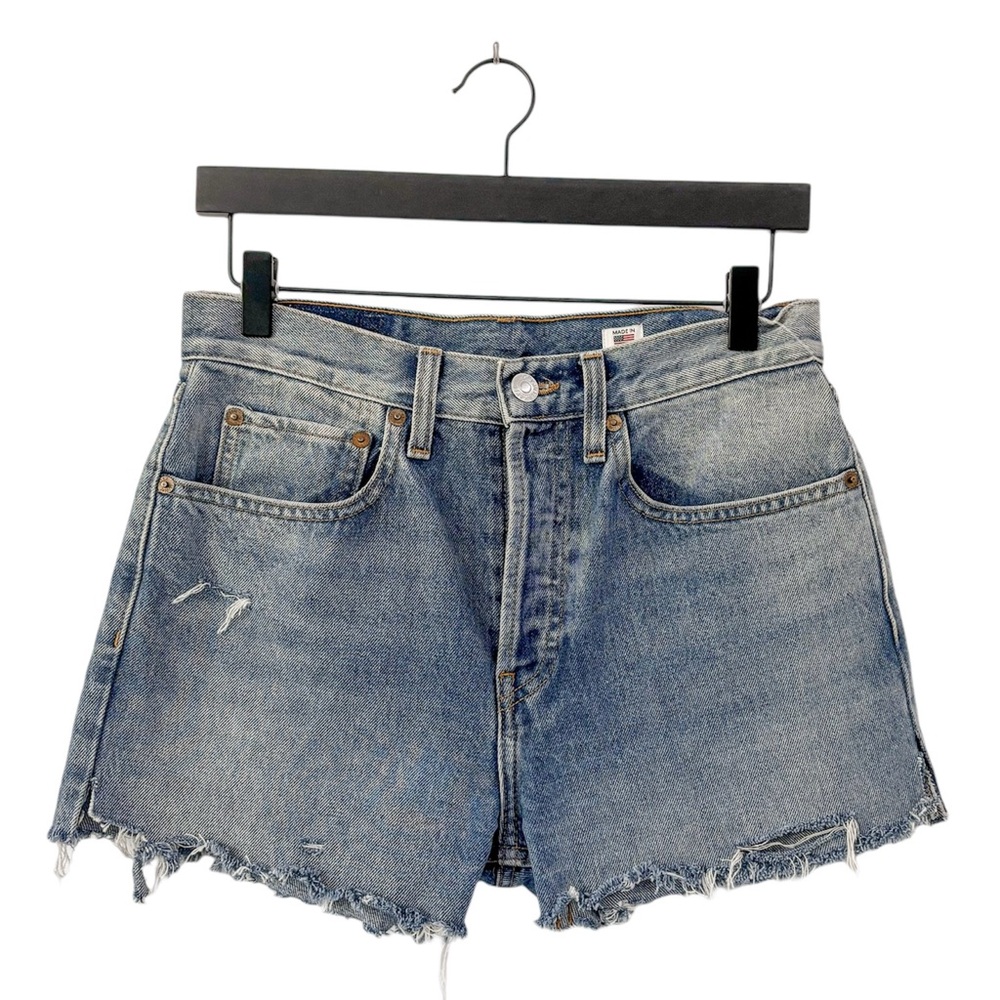Re/Done Blue Jean Shorts